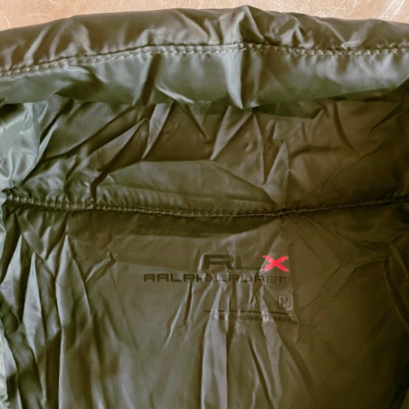 RLX Ralph Lauren New Men's Nylon Loden Green Global Explorer Vest Size Medium - Picture 8 of 15